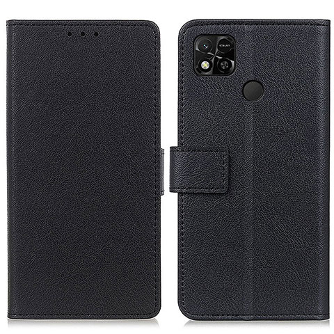 Custodia Portafoglio In Pelle Cover con Supporto M08L per Xiaomi Redmi 9 India Nero