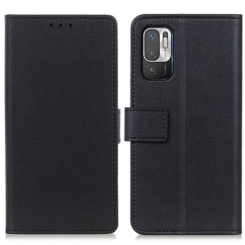 Custodia Portafoglio In Pelle Cover con Supporto M08L per Xiaomi Redmi Note 10 5G Nero