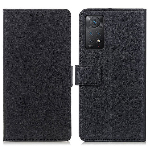 Custodia Portafoglio In Pelle Cover con Supporto M08L per Xiaomi Redmi Note 11 Pro 4G Nero