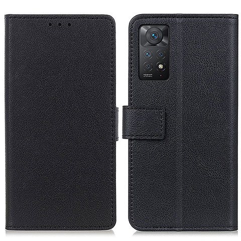 Custodia Portafoglio In Pelle Cover con Supporto M08L per Xiaomi Redmi Note 11 Pro 5G Nero