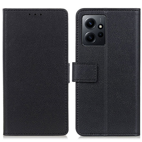 Custodia Portafoglio In Pelle Cover con Supporto M08L per Xiaomi Redmi Note 12 4G Nero