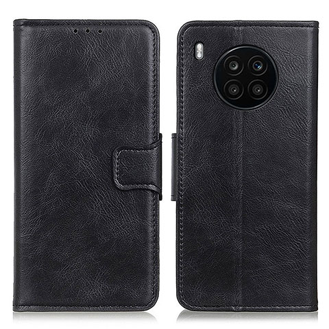 Custodia Portafoglio In Pelle Cover con Supporto M09L per Huawei Honor 50 Lite Nero