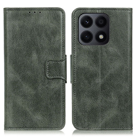 Custodia Portafoglio In Pelle Cover con Supporto M09L per Huawei Honor X8a 4G Verde