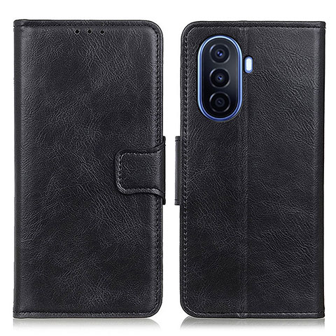 Custodia Portafoglio In Pelle Cover con Supporto M09L per Huawei Nova Y70 Nero