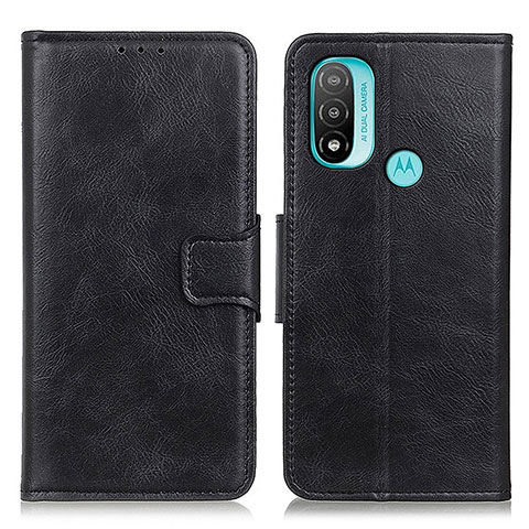 Custodia Portafoglio In Pelle Cover con Supporto M09L per Motorola Moto E40 Nero