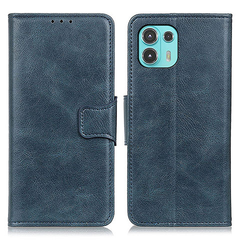 Custodia Portafoglio In Pelle Cover con Supporto M09L per Motorola Moto Edge 20 Lite 5G Blu