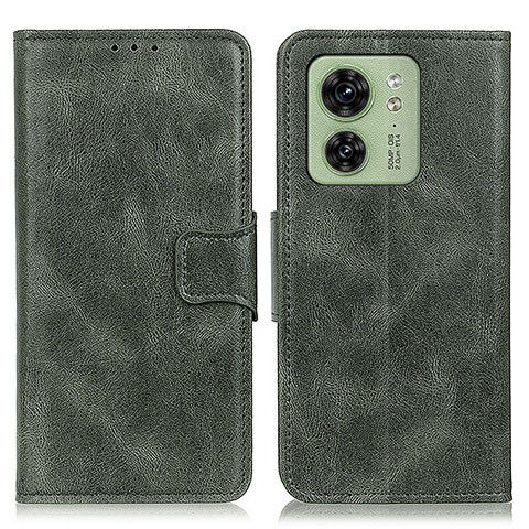 Custodia Portafoglio In Pelle Cover con Supporto M09L per Motorola Moto Edge (2023) 5G Verde