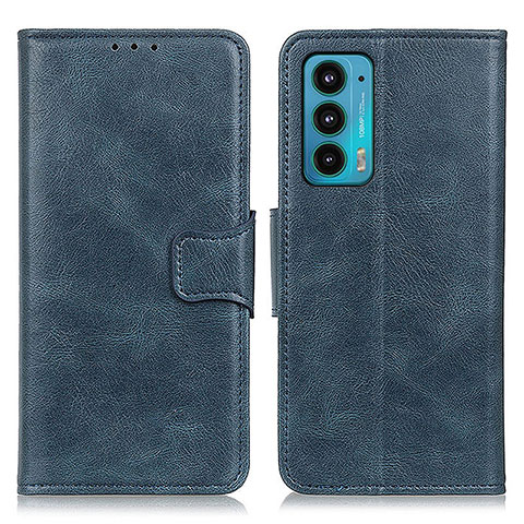 Custodia Portafoglio In Pelle Cover con Supporto M09L per Motorola Moto Edge Lite 5G Blu