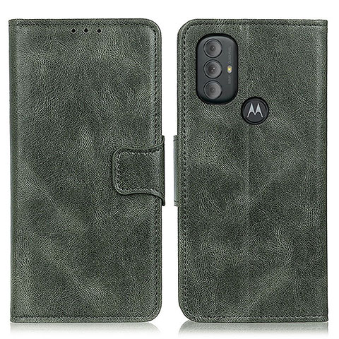 Custodia Portafoglio In Pelle Cover con Supporto M09L per Motorola Moto G Play Gen 2 Verde