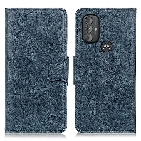 Custodia Portafoglio In Pelle Cover con Supporto M09L per Motorola Moto G Power (2022) Blu