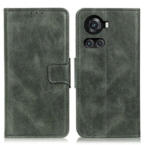 Custodia Portafoglio In Pelle Cover con Supporto M09L per OnePlus Ace 5G Verde