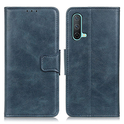 Custodia Portafoglio In Pelle Cover con Supporto M09L per OnePlus Nord CE 5G Blu