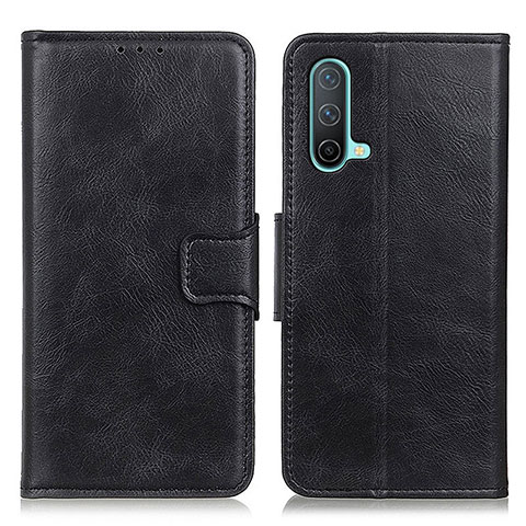 Custodia Portafoglio In Pelle Cover con Supporto M09L per OnePlus Nord CE 5G Nero