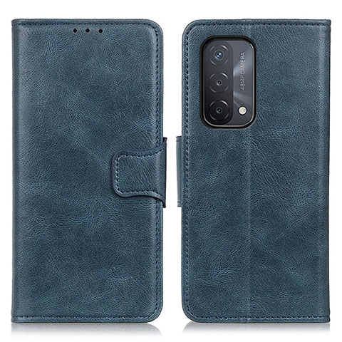 Custodia Portafoglio In Pelle Cover con Supporto M09L per OnePlus Nord N200 5G Blu