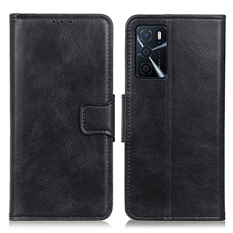 Custodia Portafoglio In Pelle Cover con Supporto M09L per Oppo A54s Nero