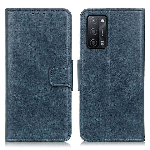 Custodia Portafoglio In Pelle Cover con Supporto M09L per Oppo A56 5G Blu