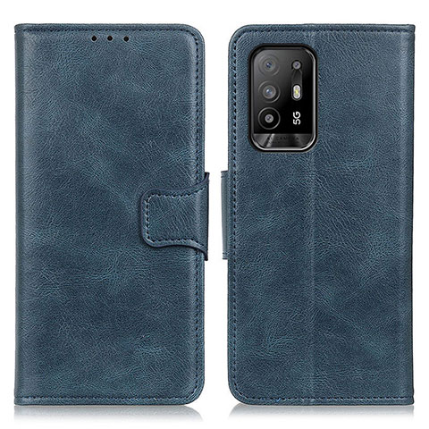 Custodia Portafoglio In Pelle Cover con Supporto M09L per Oppo A94 5G Blu