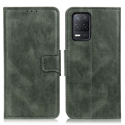 Custodia Portafoglio In Pelle Cover con Supporto M09L per Realme Narzo 30 5G Verde