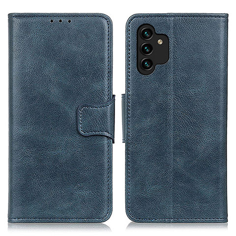 Custodia Portafoglio In Pelle Cover con Supporto M09L per Samsung Galaxy A04s Blu