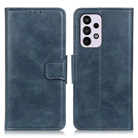 Custodia Portafoglio In Pelle Cover con Supporto M09L per Samsung Galaxy A33 5G Blu