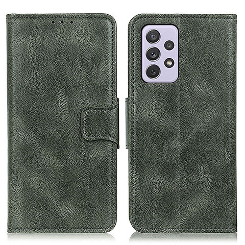 Custodia Portafoglio In Pelle Cover con Supporto M09L per Samsung Galaxy A73 5G Verde