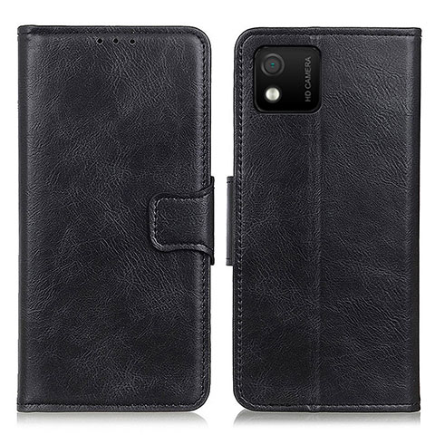 Custodia Portafoglio In Pelle Cover con Supporto M09L per Wiko Y52 Nero