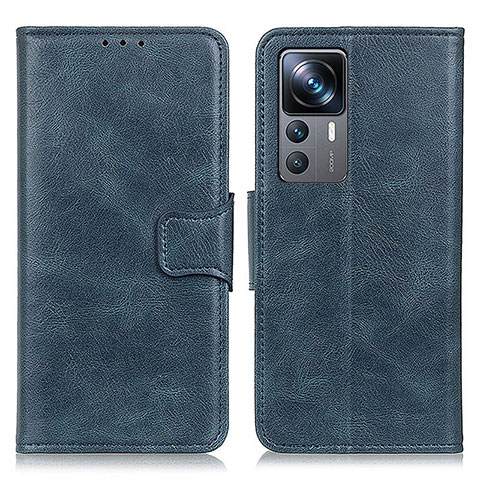 Custodia Portafoglio In Pelle Cover con Supporto M09L per Xiaomi Mi 12T Pro 5G Blu