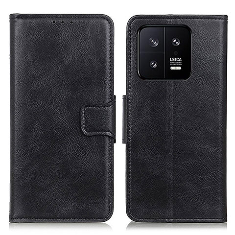 Custodia Portafoglio In Pelle Cover con Supporto M09L per Xiaomi Mi 13 5G Nero