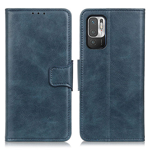 Custodia Portafoglio In Pelle Cover con Supporto M09L per Xiaomi POCO M3 Pro 5G Blu