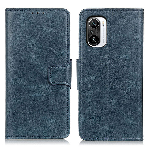 Custodia Portafoglio In Pelle Cover con Supporto M09L per Xiaomi Redmi K40 Pro+ Plus 5G Blu