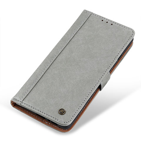 Custodia Portafoglio In Pelle Cover con Supporto M10L per OnePlus 9 5G Grigio