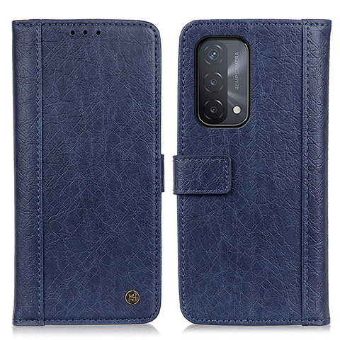 Custodia Portafoglio In Pelle Cover con Supporto M10L per OnePlus Nord N200 5G Blu