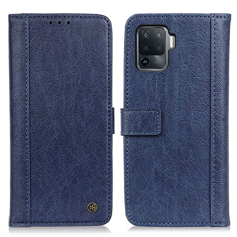 Custodia Portafoglio In Pelle Cover con Supporto M10L per Oppo A94 4G Blu