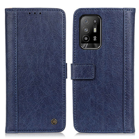 Custodia Portafoglio In Pelle Cover con Supporto M10L per Oppo A94 5G Blu