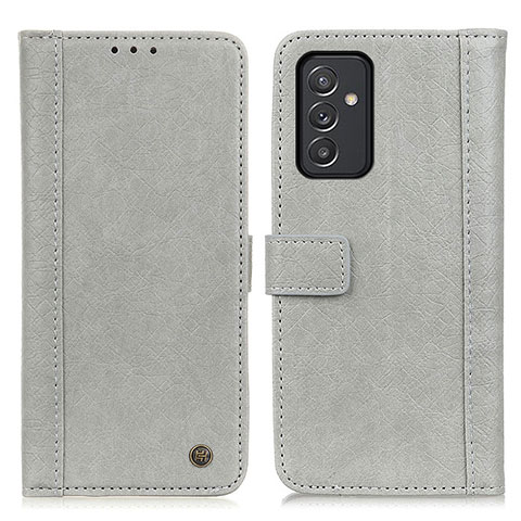 Custodia Portafoglio In Pelle Cover con Supporto M10L per Samsung Galaxy A05s Grigio