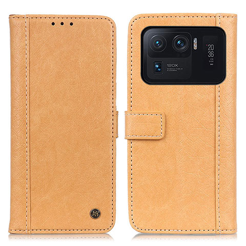 Custodia Portafoglio In Pelle Cover con Supporto M10L per Xiaomi Mi 11 Ultra 5G Marrone