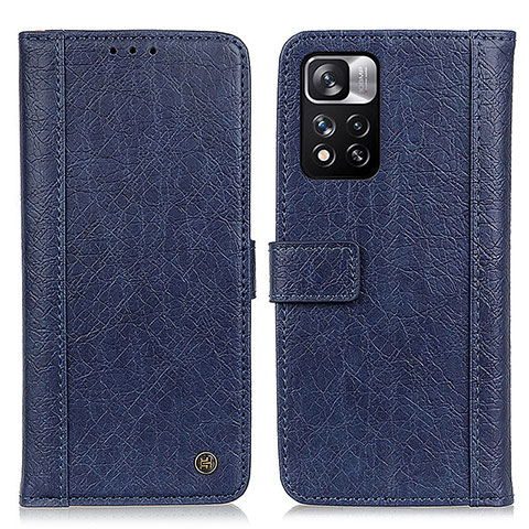 Custodia Portafoglio In Pelle Cover con Supporto M10L per Xiaomi Mi 11i 5G (2022) Blu