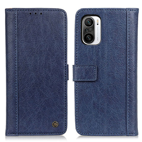 Custodia Portafoglio In Pelle Cover con Supporto M10L per Xiaomi Mi 11i 5G Blu