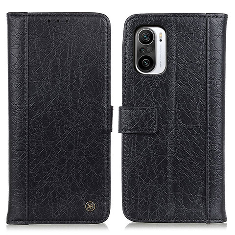 Custodia Portafoglio In Pelle Cover con Supporto M10L per Xiaomi Redmi K40 Pro+ Plus 5G Nero