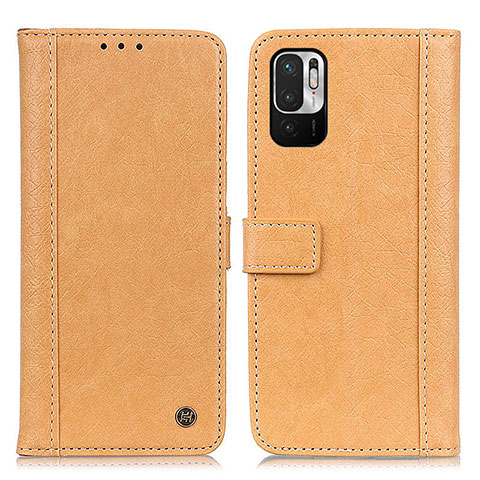 Custodia Portafoglio In Pelle Cover con Supporto M10L per Xiaomi Redmi Note 10 JE 5G Khaki