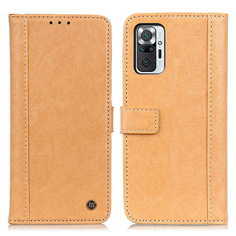 Custodia Portafoglio In Pelle Cover con Supporto M10L per Xiaomi Redmi Note 10 Pro Max Khaki