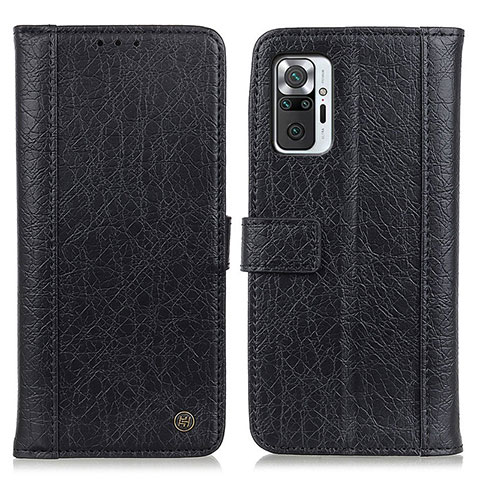 Custodia Portafoglio In Pelle Cover con Supporto M10L per Xiaomi Redmi Note 10 Pro Max Nero