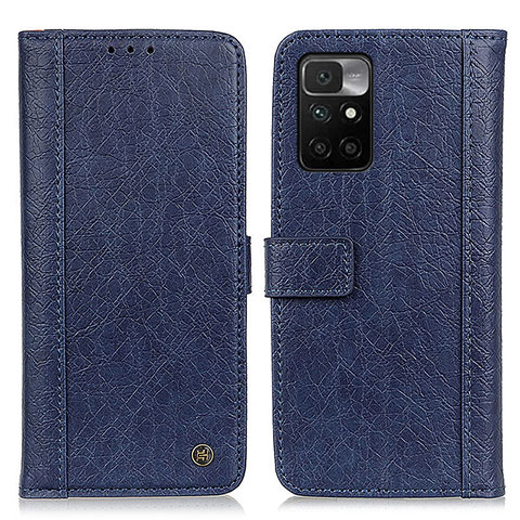 Custodia Portafoglio In Pelle Cover con Supporto M10L per Xiaomi Redmi Note 11 4G (2021) Blu