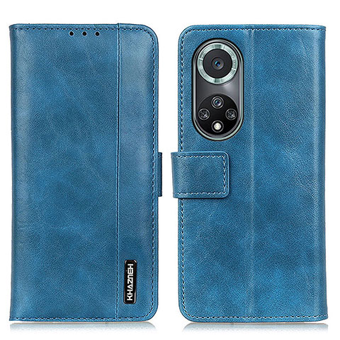 Custodia Portafoglio In Pelle Cover con Supporto M11L per Huawei Nova 9 Pro Blu