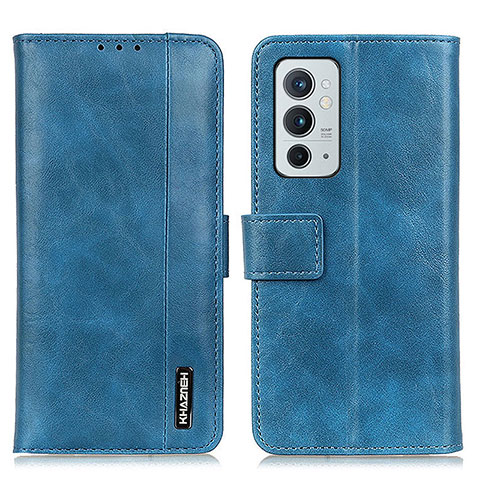 Custodia Portafoglio In Pelle Cover con Supporto M11L per OnePlus 9RT 5G Blu