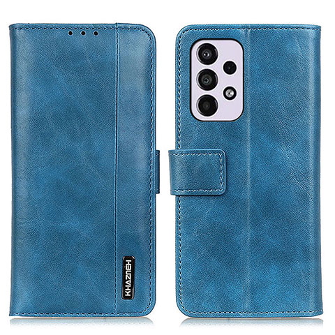 Custodia Portafoglio In Pelle Cover con Supporto M11L per Samsung Galaxy A33 5G Blu