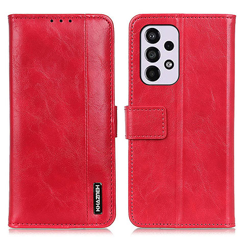 Custodia Portafoglio In Pelle Cover con Supporto M11L per Samsung Galaxy A33 5G Rosso