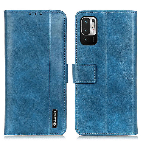 Custodia Portafoglio In Pelle Cover con Supporto M11L per Xiaomi Redmi Note 10 JE 5G Blu