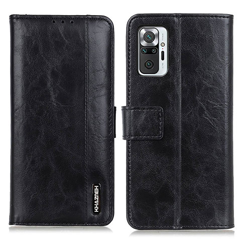 Custodia Portafoglio In Pelle Cover con Supporto M11L per Xiaomi Redmi Note 10 Pro 4G Nero