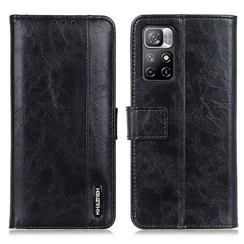 Custodia Portafoglio In Pelle Cover con Supporto M11L per Xiaomi Redmi Note 11 5G Nero